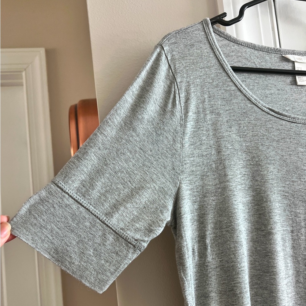 Basic Gray Shirt - Picture 2 of 3